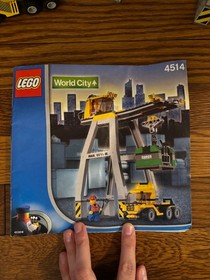 LEGO Cargo Crane "LEGO World City" 4514 RARE