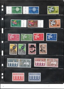 1958/1984 Europa Collection: UK, Spain, Iceland, Belgium, Italy, Greece, Neth.