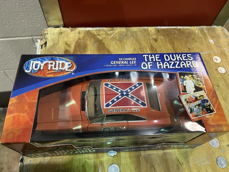 1/18 Joyride 1969 Charger The Dukes of Hazard General Lee RARE Dirty New - Image 2 of 4