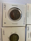 AUSTRIA 4 coins = three 1 kreuzer 1800,1851, + 6 kreuzer 1849 SILVER — photo 8