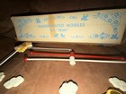 MCM Vintage Irmi Wood Crib Mobile Hand Painted Circus Zoo Animals Nursery — photo 4
