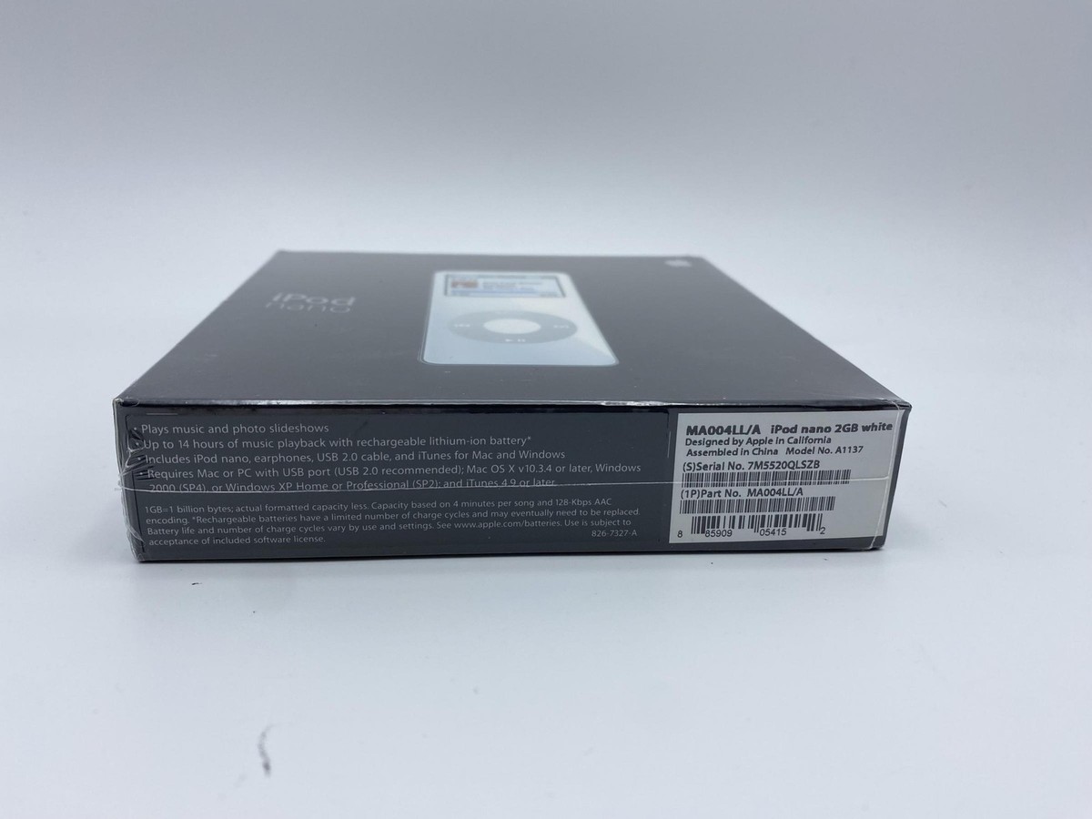 Apple iPod nano 1st Generation White (2 GB) for sale online | eBay