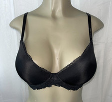 PRE-OWNED CALVIN KLEIN SEDUCTIVE COMFORT LACE DEMI LIFT BRA SZ 32DD