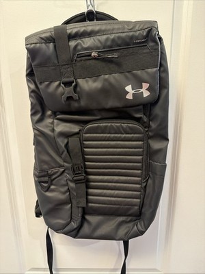 Under Armour Storm Backpack Black Water Abrasion Resistant Pack Bag H Storm 1