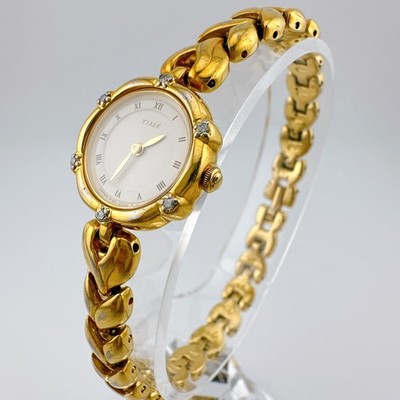 Exc+4] Vintage 2002 SEIKO Tisse 1F20-0H90 Bracelet Qz Ladies Watch