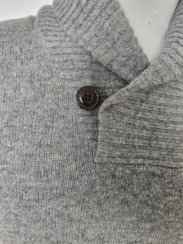 SEASON by JAN PAULSEN Herren Pullover grau Gr.L Wolle Q1 - Bild 3 von 4