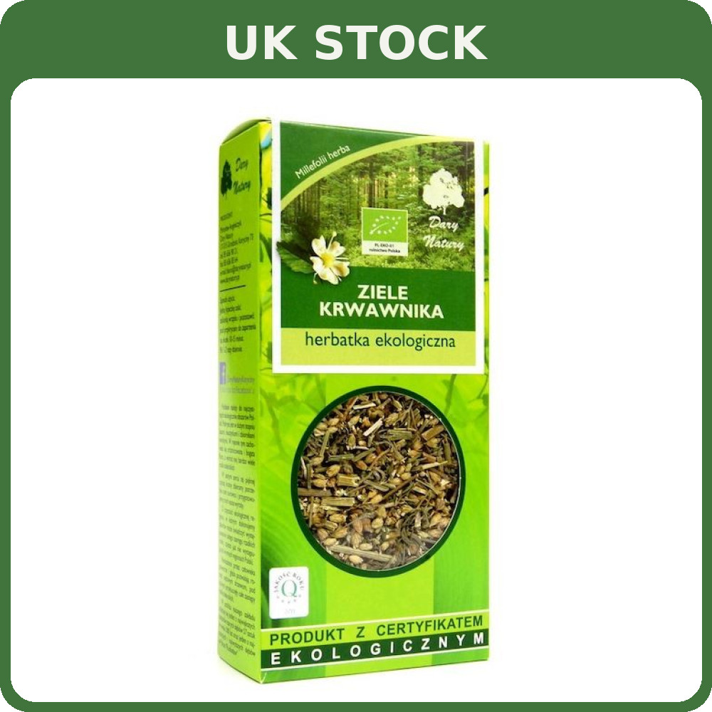 Organic Yarrow Herb Tea 50g Dary Natury