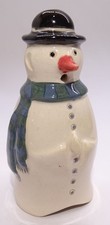 Stuart Bass Pie  Bird Vent * Snowman with Bowler Derby Hat * made in ENGLAND