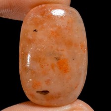 100 Natural Sunstone Radiant Shape Cabochon Gemstone 27 Ct. 28X19X5 mm X-25394
