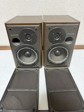 Onkyo D-202AII Bookshelf Speakers Pair Hi-Fi Audio Japan READ Edge Damage JUNK