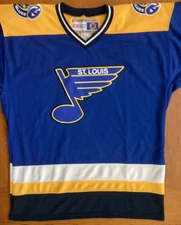 CCM St. Louis Blues Keith Tkachuk Blue w/ White & Yellow Trim size M