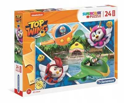 Clementoni Top Wing Bird Academy 24 Stck. Maxi Puzzle Kinder pädagogisches Spielzeug