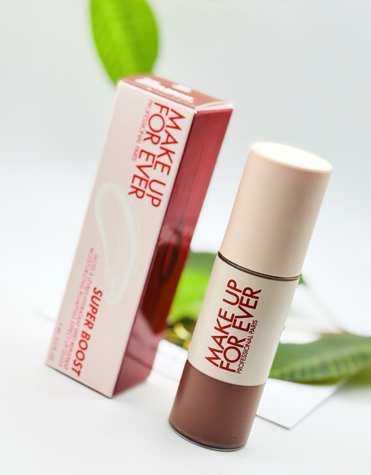 NEW Make Up For Ever Super Boost Plumping Lip Gloss Wherever Walnut 9ml 🧡