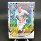 Bowman 2025 Chrome Mojo Refractor Paul Skenes #30 Pirates Baseball Card