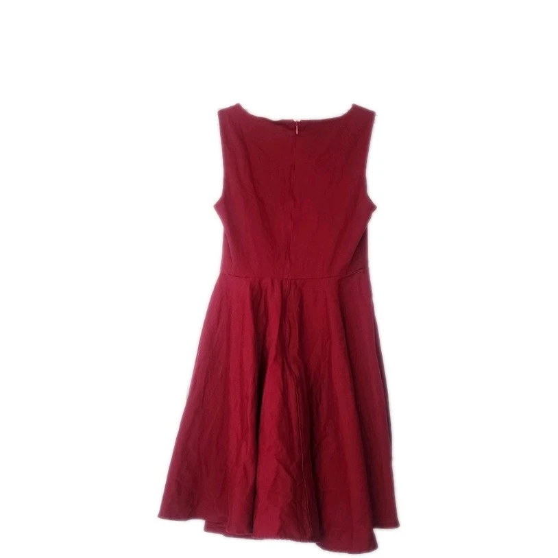 Vestido Grace Karin Granate Ajuste y Acampanado Sin Mangas Para Mujer Talla Mediana Foto 2 de 2