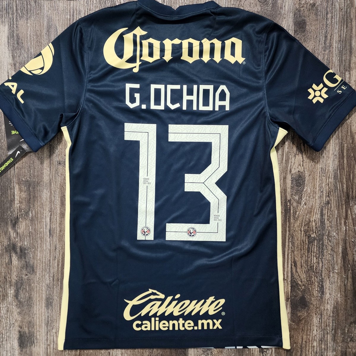 2022 Nike Club America Away Soccer Jersey Guillermo Ochoa Men S