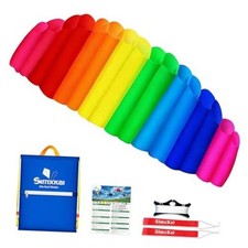 Dual-Line Stunt Kite Sets: Agile 20T Sport Kites with 1 2.5m multi-color