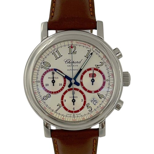 Chopard Mille Miglia 16 / 8316 Stainless Steel Leather Diamond...