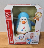 Hape Stehauf-Pinguin Holz Blau, Ab 6 Monaten 2410
