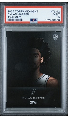 Dylan Harper #TL-12 2025 Topps Midnight Twilight card