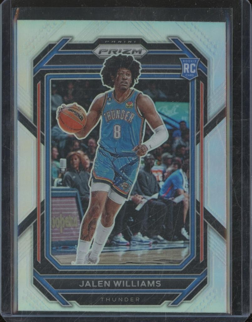 2022-23 Panini Prizm JALEN WILLIAMS #246 RC Rookie Silver Parallel Thunder BH2