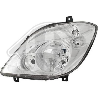 Hauptscheinwerfer Diederichs 1663983 für Mercedes Benz Mercedes Benz Links