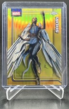 2026 Topps Chrome Sapphire Marvel Comics Shuri Gold Refractor 46/50 #154
