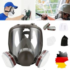 Vollmaske Atemschutz Gasmaske 6800 Staubmaske Lackiermaske mit Aktivkohle Filter