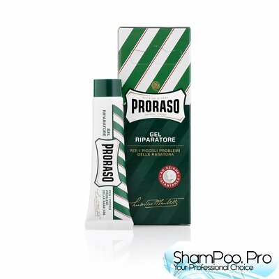 Proraso Green Repair Gel, Razor Cut Gel 10 ML with Eucalyptus & Menthol