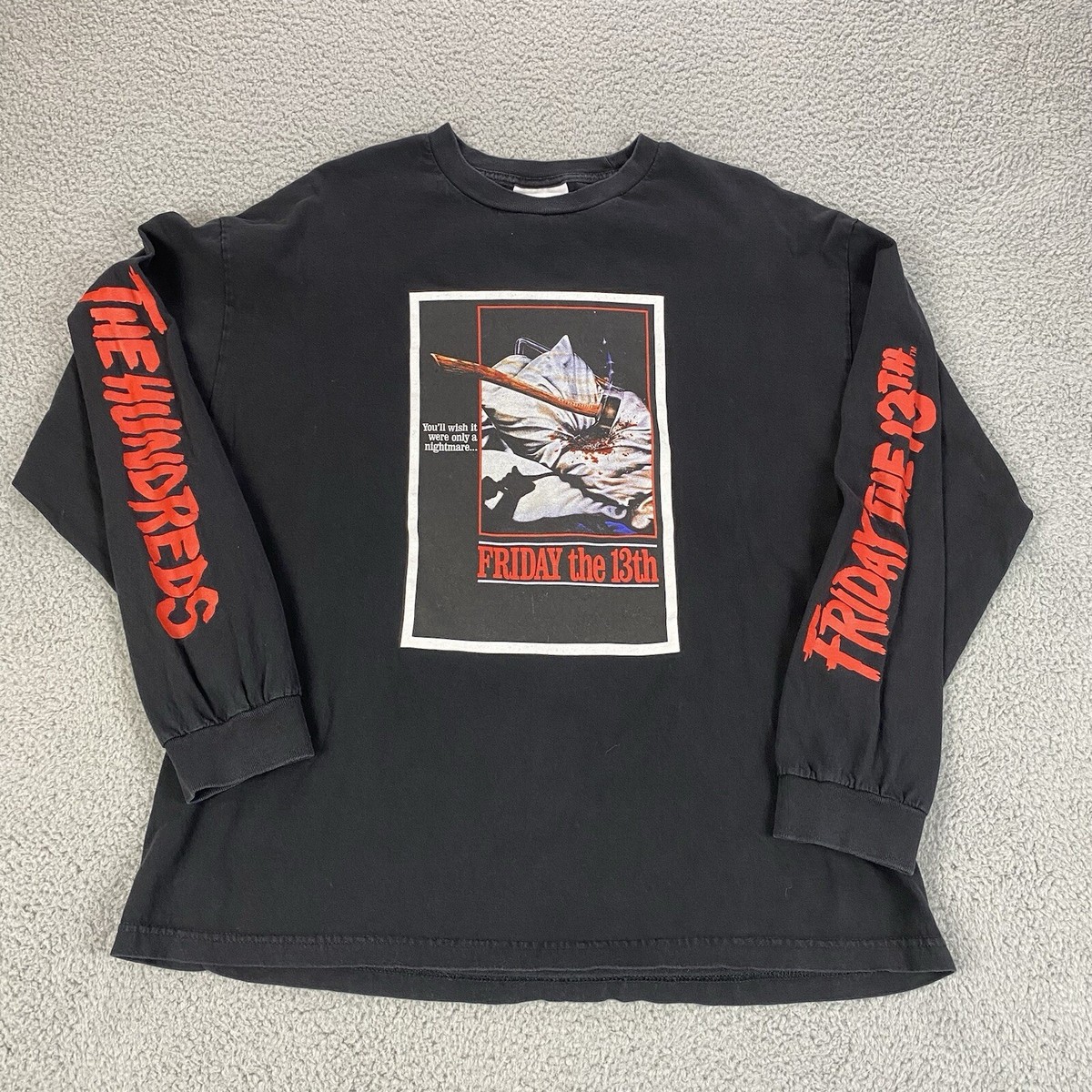 【激レア】FRIDAY THE 13th 13日の金曜日　長袖カットソー　ロンT FRIDAY THE 13TH Officially Licensed Long Sleeve T-Shirt