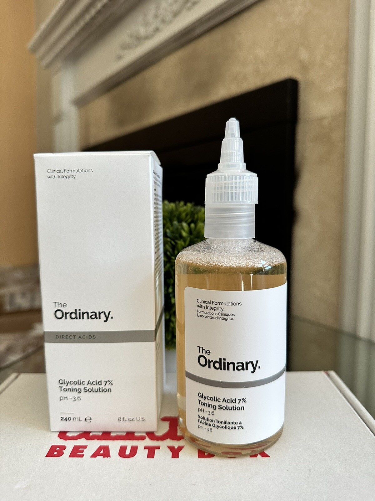 The Ordinary Glycolic Acid 7% Toning Resurfacing Solution. 240 Ml. Authentic.