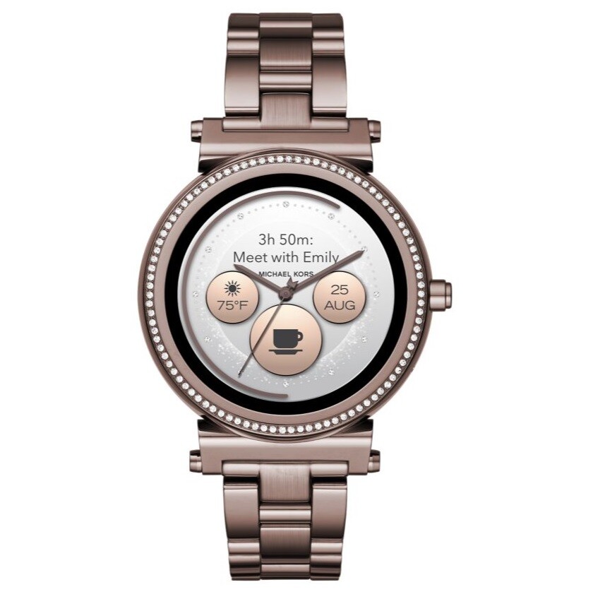 sofie pave sable tone smartwatch