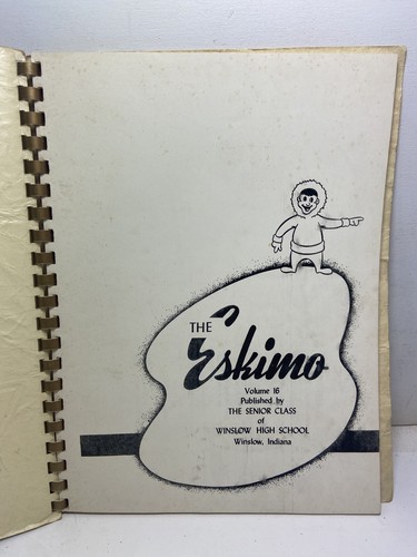 1952 Yearbook Winslow HS High School Eskimo IN Indiana WHS Seniors book 1-12 - Picture 2 of 7