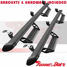 For 2005-2023 Toyota Tacoma Extended Cab 3" Hoop Bar Running Board Bar Side Step