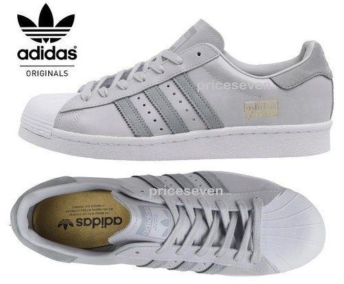 adidas Originals Mens Superstar Boost Leather DGH Solid Grey Trainers UK 13.5 | eBay