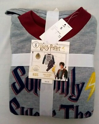 Harry Potter Kids Size 5 Pajamas 2 Piece PJ Set  ''Solemnly Swear Up to No Good''