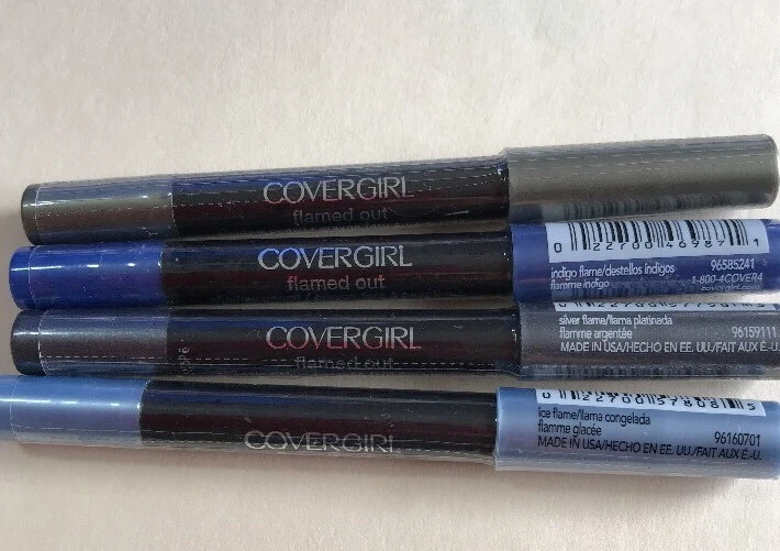 COVER GIRL SHADOW PENCILS ICE, SILVER, INDIGO & ASPEN GLOW NEW SEALED - Image 2 of 4