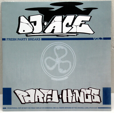 12'' Maxi-Vinyl - DJ ACE - Fresh Party Breaks Party Kings Vol. 3 promo