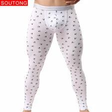 Winter Men Underwear Long Johns Modal Soft Thermal Underwear Underpants