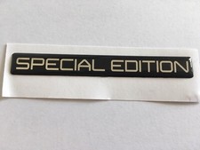 SPECIAL EDITION CAR BOOT BADGE DASHBOARD WINGS CORSA ASTRA FIESTA FOCUS BLK CHRO