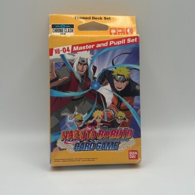 Bandai Naruto BORUTO Card Game Master and Student Chrono Clash