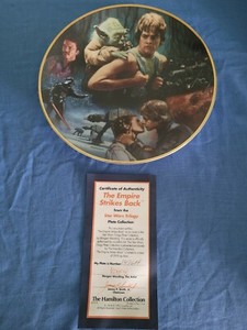Star Wars The Empire Strikes Back by The Hamilton Collection plate - NEW, NO BOX