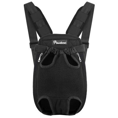 Pawaboo Pet Carrier Backpack, Adjustable Pet Front Cat Dog Carrier Backpack T...