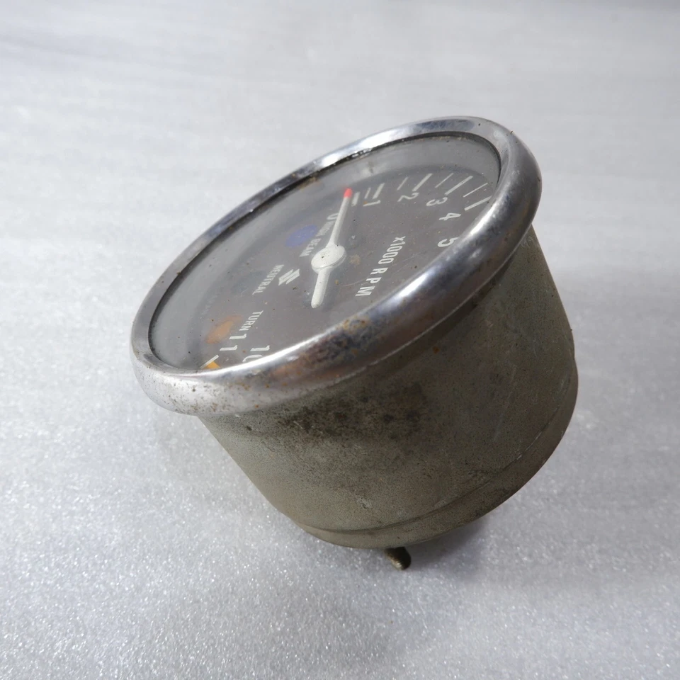 铃木 GP100 GP125 可能适合 GT125 GT185 TACHO METER NOS 日本制造 — 第 4/4 张图片