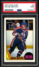 1987-88 OPC O PEE CHEE NHL #53 Wayne Gretzky HOF PSA 9 MINT Edmonton Oilers Card