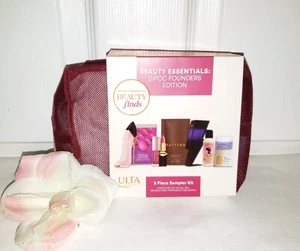 Ulta Beauté Essentiels BIPOC Fondateurs Maquillage Skincare 9pc Ensemble cadeau de kit d'échantillonneur
