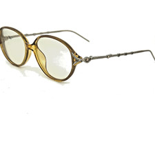 CHRISTIAN DIOR mod CD3034 12C 125 Eyeglasses Frame Brown Orange Silver H14281