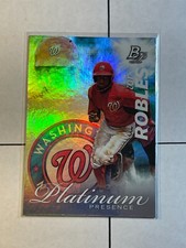 Victor Robles 2017 Bowman Platinum Presence Prospect Rookie #PP-VR Nationals
