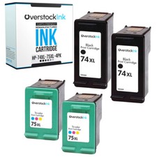 4Pack Compatible OSI 74XL and 75XL Ink for HP PhotoSmart C4273 C4275 C4280 C4283