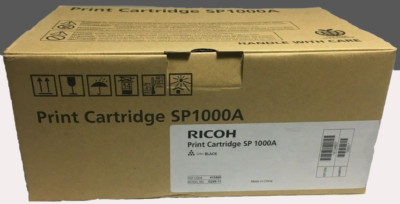 Ricoh 413460 SP 1000A Black Print Cartridge Genuine New OEM